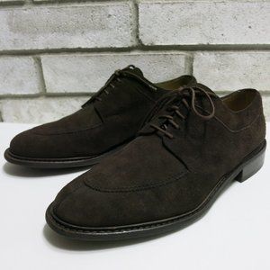 Paraboot Suede Leather Dress Split Toe Oxfords 8